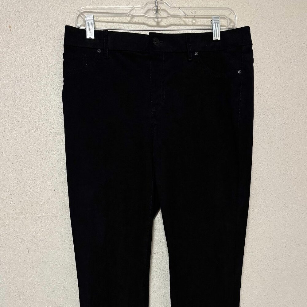 Chico's black faux suede pants, size 0 (small, 4-6), excellent condition